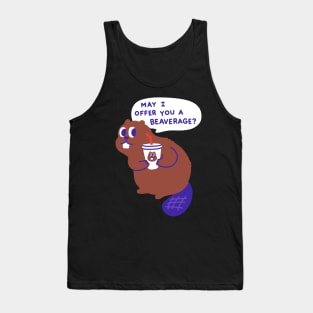 Beaver offers a beverage Tank Top